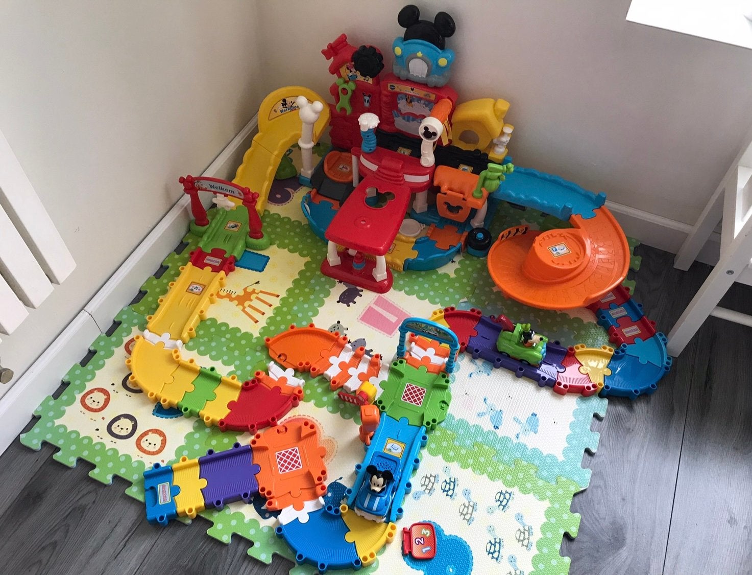 Vtech toet toet auto’s Mickey’s garage, Ophalen, Gebruikt