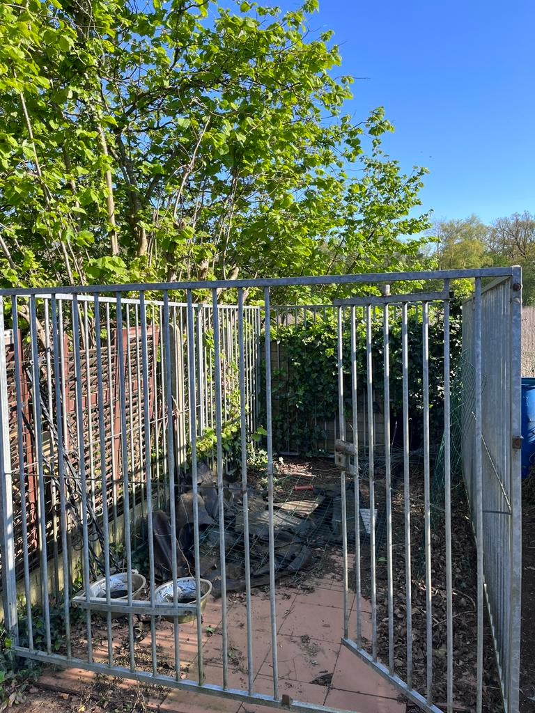 Panelen hondenren, Dieren en Toebehoren, Hondenhokken, Ophalen, Zo goed als nieuw, Hondenhok