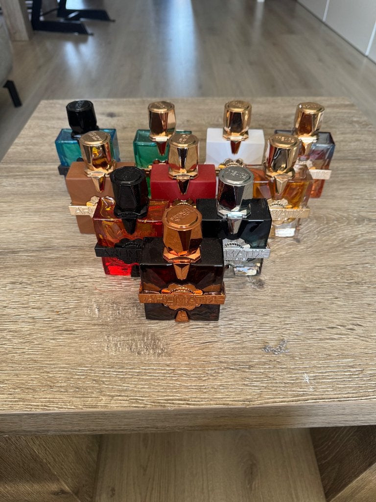 Carafes de parfum Aromatix | Tous les parfums | 1 ml à 5 ml, Collections, Enlèvement ou Envoi, Comme neuf, Échantillon ou Testeur
