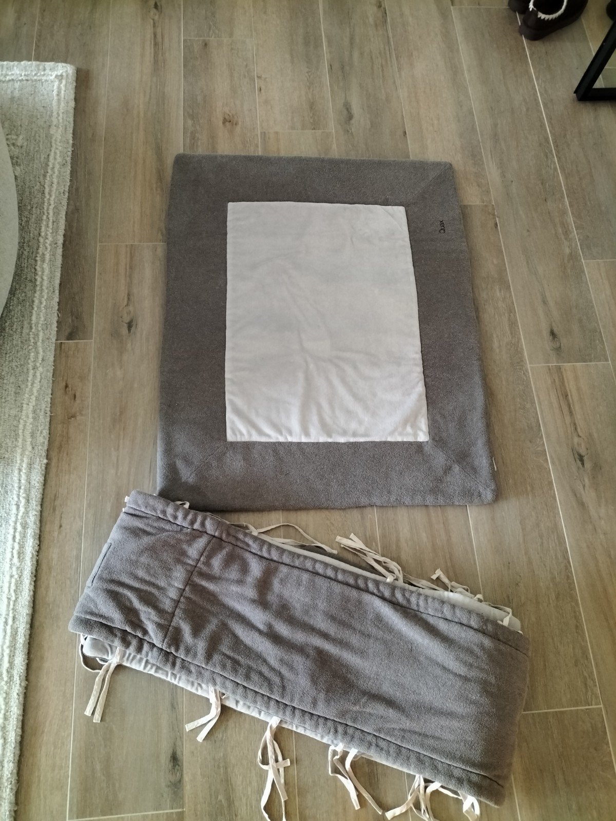 Quax Parklegger en omranding baby 75x95, Kinderen en Baby's, Ophalen, Gebruikt, Rechthoekig, Boxkleed