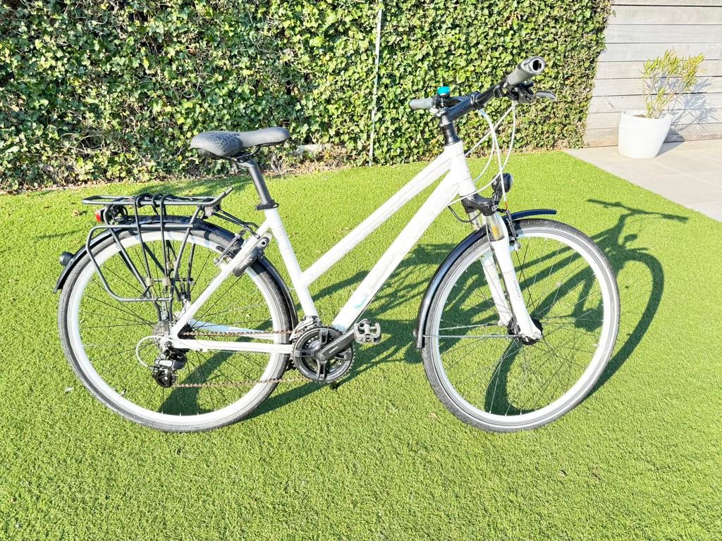 Cross Trekking fiets maat 48, Fietsen en Brommers, 28 inch, Gebruikt, 47 tot 50 cm, Meer dan 20 versnellingen