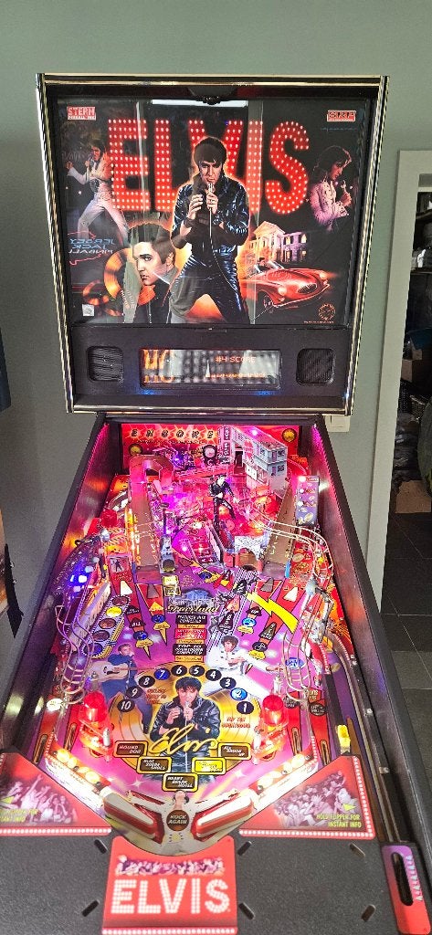 Elvis flipperkast Stern, Gebruikt, Stern, Ophalen of Verzenden, Dot-matrix