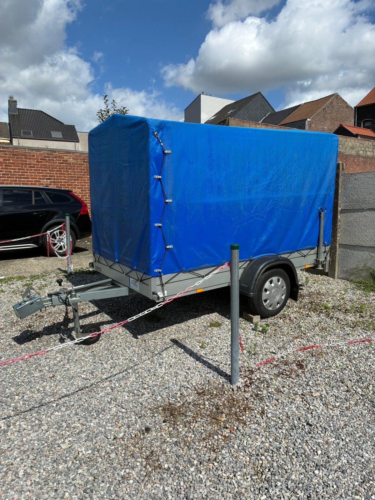 Aluminiume aanhangwagen Anssens (GEEN KOERIER DIENSTEN “, Enlèvement, Comme neuf