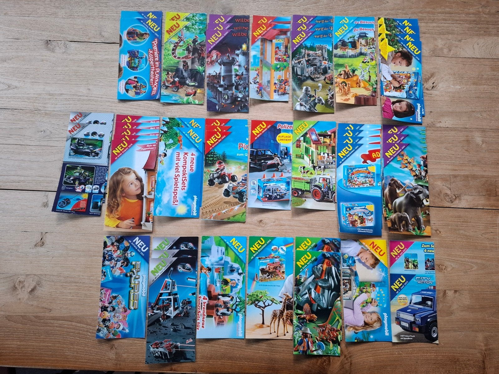 Lot de 49 circulaires Playmobil en allemand de 2009 à 2013, Enlèvement ou Envoi, Utilisé, Pièces détachées, Autres types