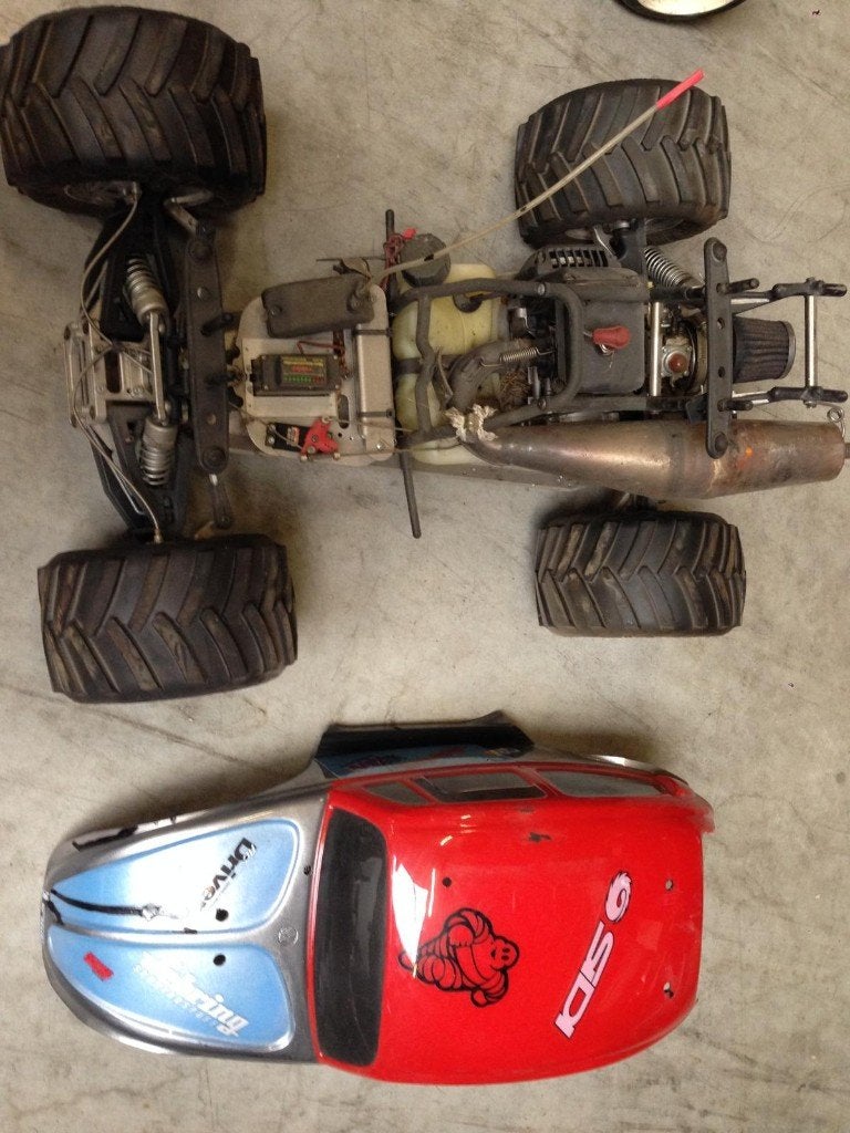 FG RC 1/6 - 4 modellen + onderdelen nieuw en gebruikt, Enlèvement, Utilisé, Autres échelles