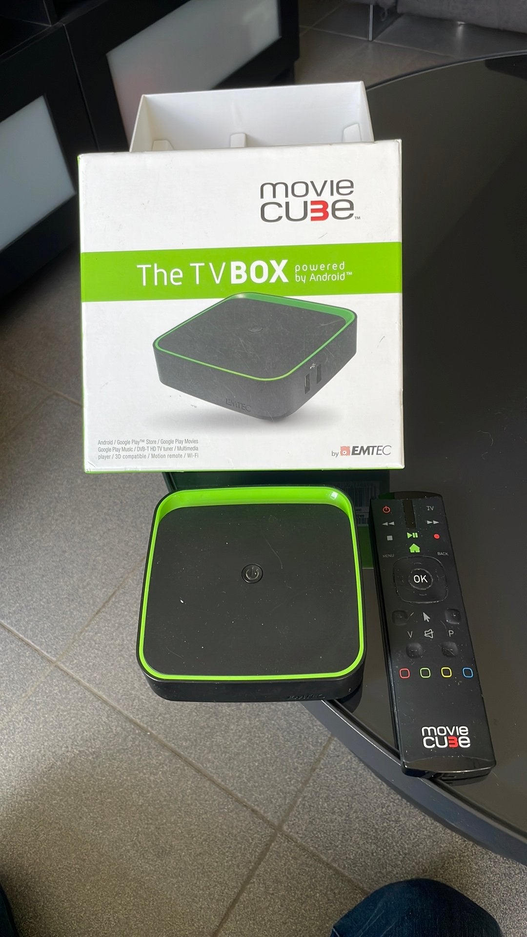 Tv box movie cube, TV, Hi-fi & Vidéo, Lecteurs multimédias, Enlèvement, Comme neuf