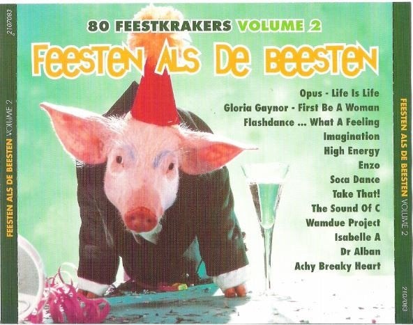 Feesten Als De Beesten Volume 2 (80 Feestkrakers) 2CD, CD & DVD, CD | Compilations, Enlèvement ou Envoi