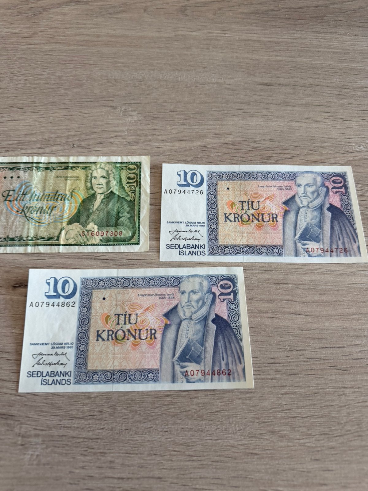 Setje Ijslandse biljetten, Ophalen of Verzenden, Setje