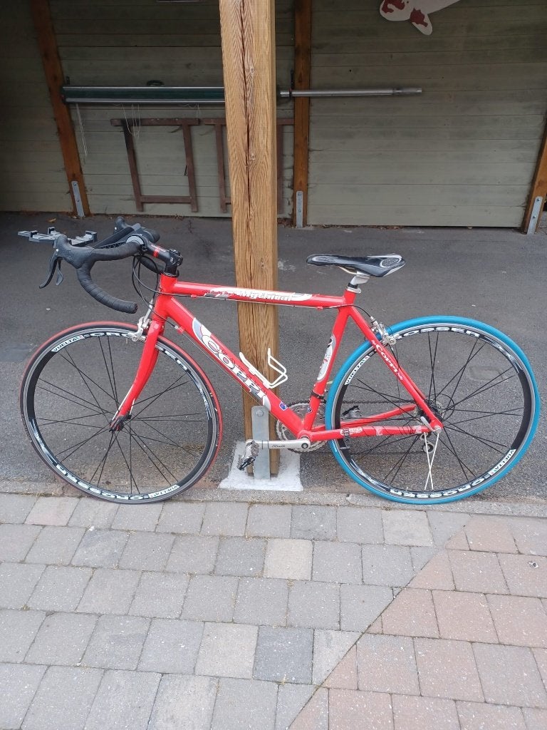 koersfiets coppi, Velgrem, Versnellingen, 49 tot 53 cm, Zo goed als nieuw