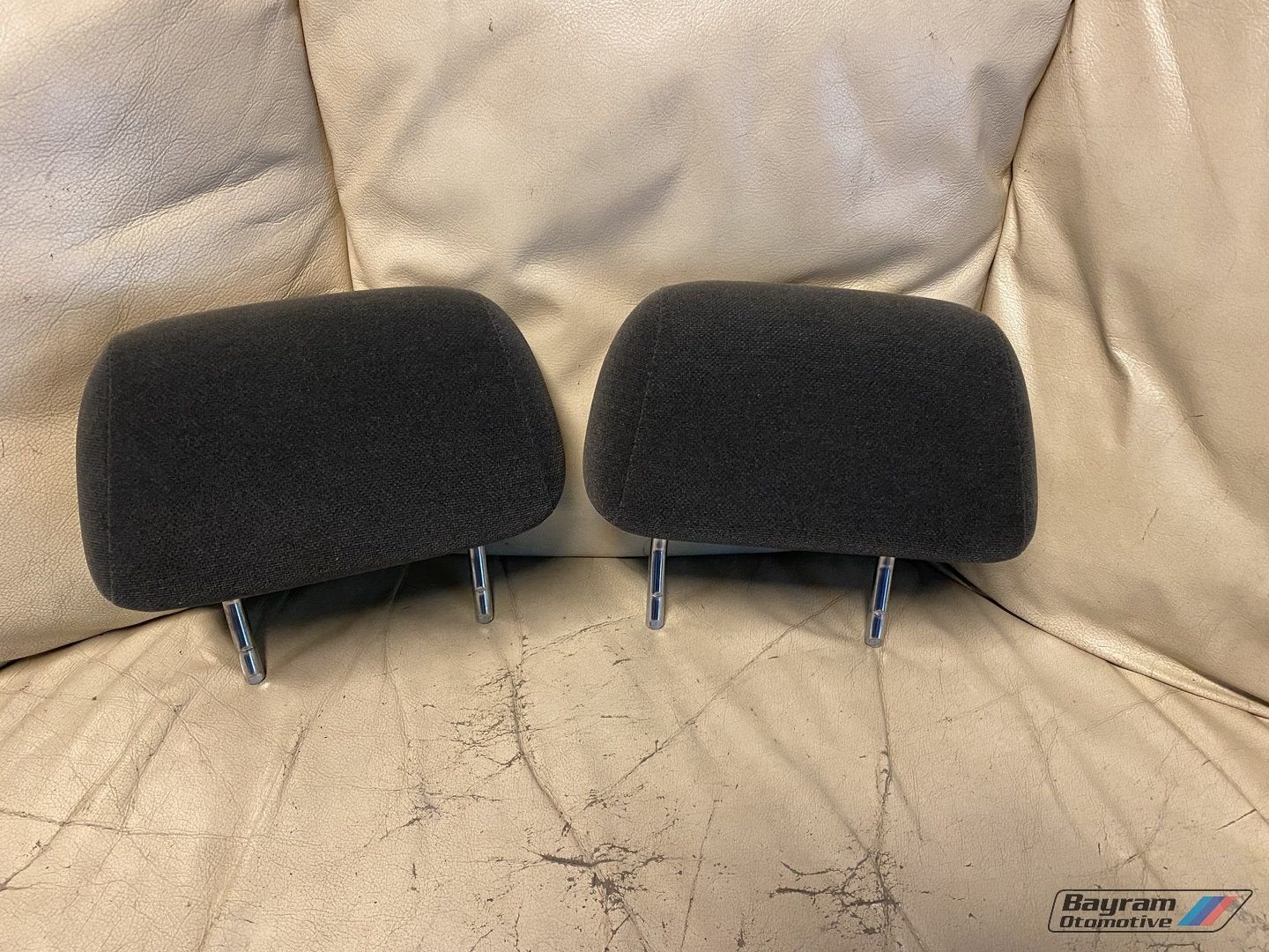 Bmw E36 coupe sedan hoofdsteunen grijs stof 3-serie interieu, Auto-onderdelen, Interieur en Bekleding, Gebruikt, -, -, Ophalen of Verzenden