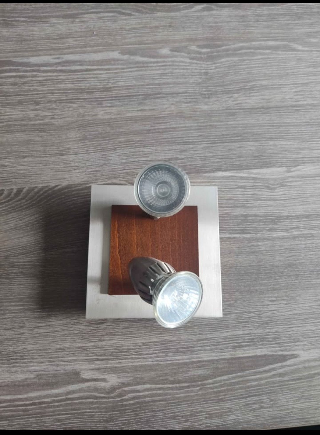 Grijs/bruine spotlamp van Massive, Huis en Inrichting, Lampen | Spots, Ophalen, Zo goed als nieuw