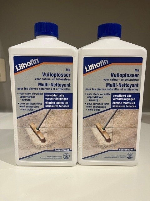 Lithofin Vuiloplosser voor natuur- en betonsteen, Huis en Inrichting, Schoonmaakartikelen, Overige typen, Ophalen of Verzenden