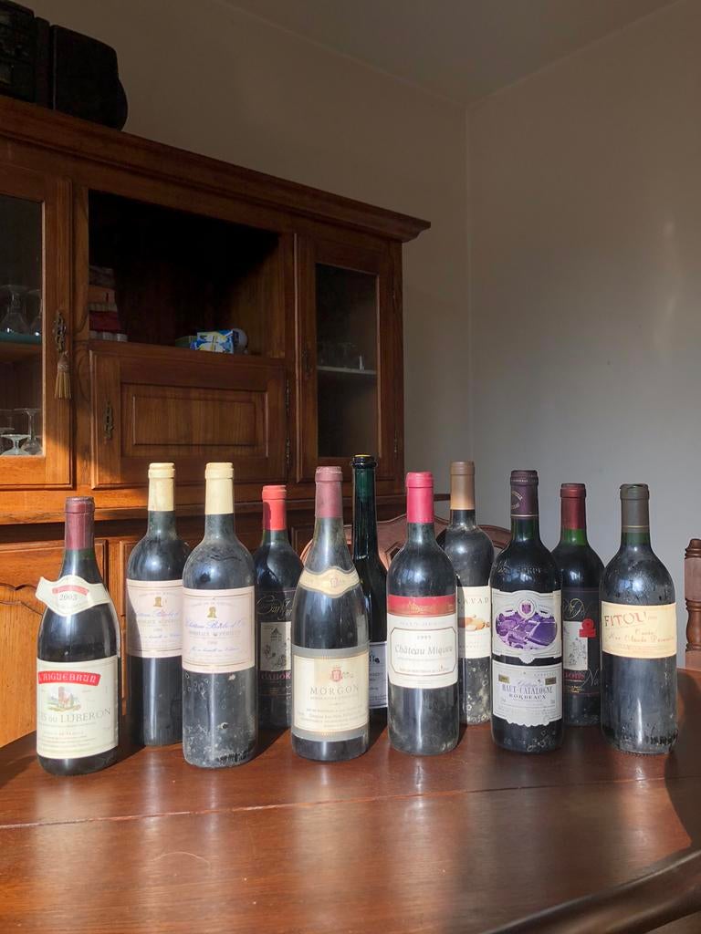 Lots de 11 vins 1996 à 2018, Enlèvement, Comme neuf