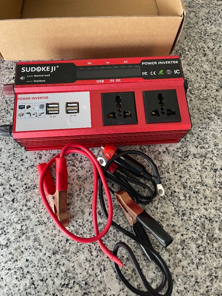 12 V-naar-230/240 V omvormer, Caravans en Kamperen, Mobilhome-accessoires, Ophalen, Nieuw