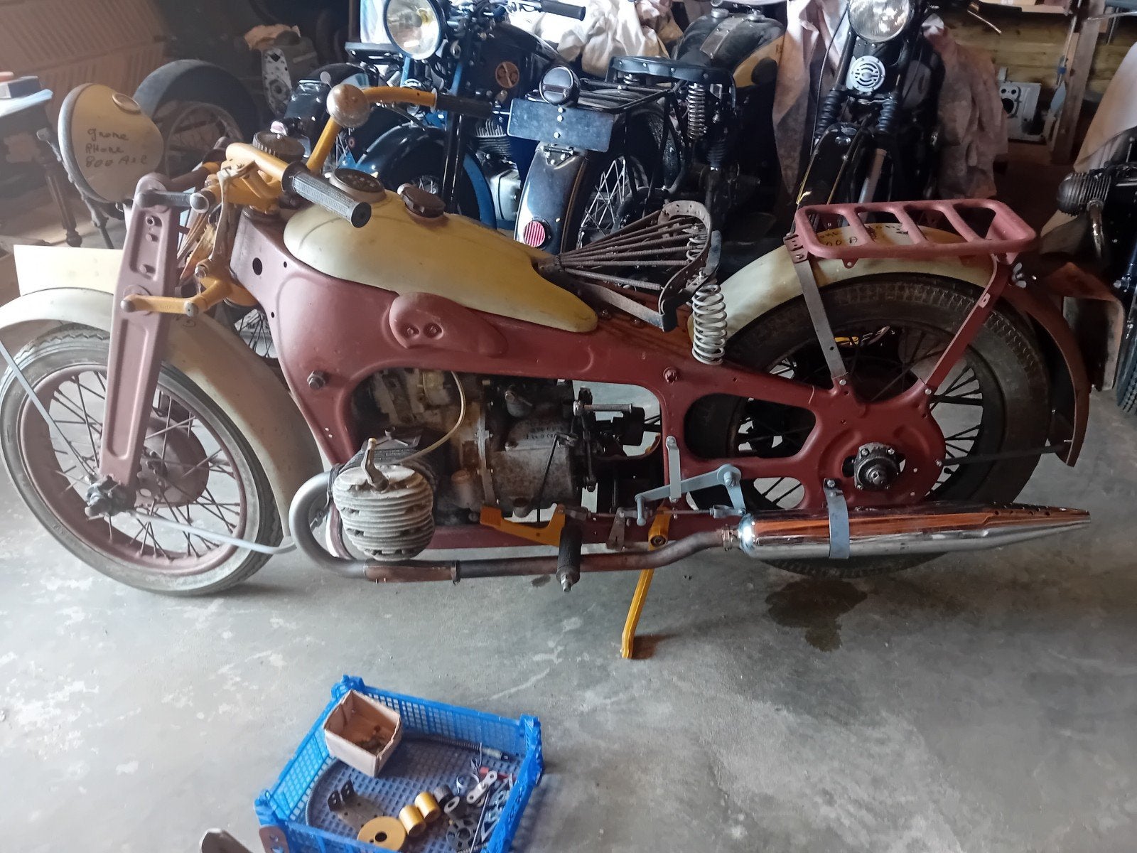 GNOME ET RHÔNE AX2 vintage motorfiets, Motoren, Ophalen of Verzenden