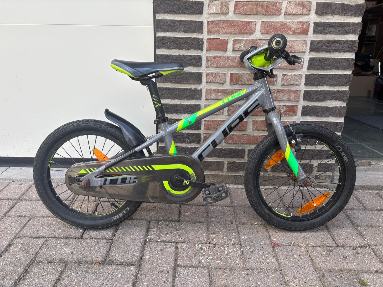 Cube kinder mountainbike 16inch, Fietsen en Brommers, Ophalen, Terugtraprem, 16 tot 20 inch, Zo goed als nieuw