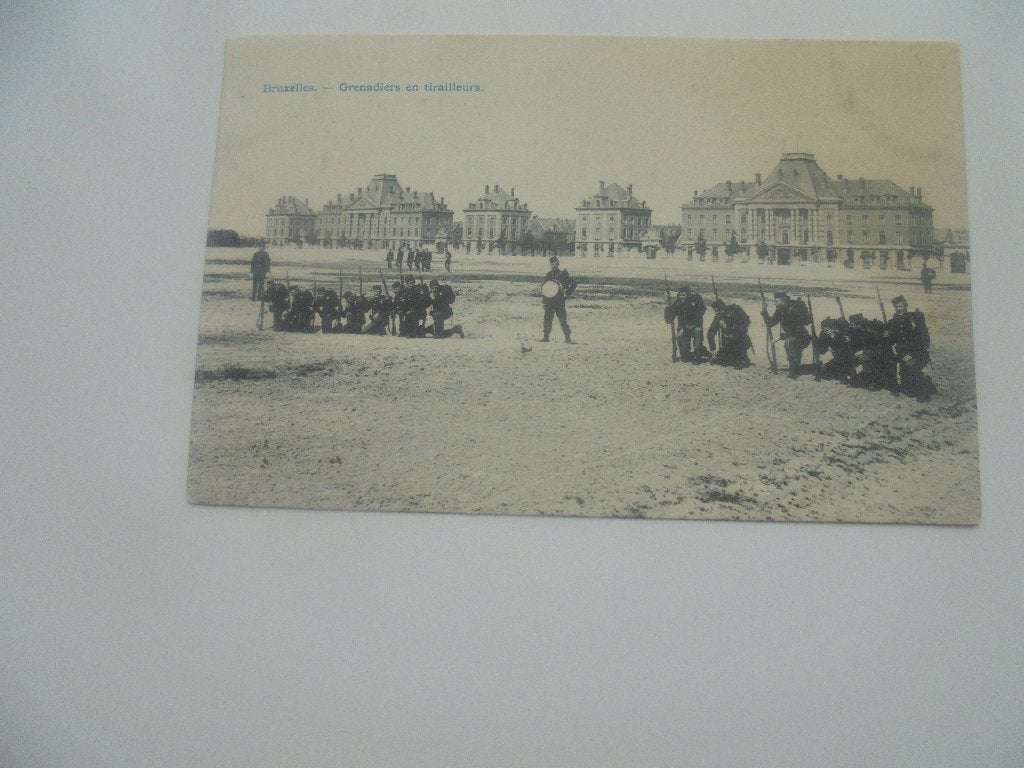 bruxelles-grenadiers en tirailleurs, Verzenden, Voor 1920, Gelopen, Brussel (Gewest)