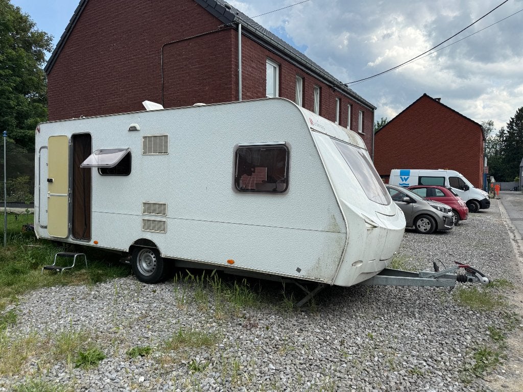 Caravane 6 personnes STERCKEMAN STARLETT 526 2007+ auvent, Caravans en Kamperen, Caravans, Particulier, tot en met 3, 1250 - 1500 kg