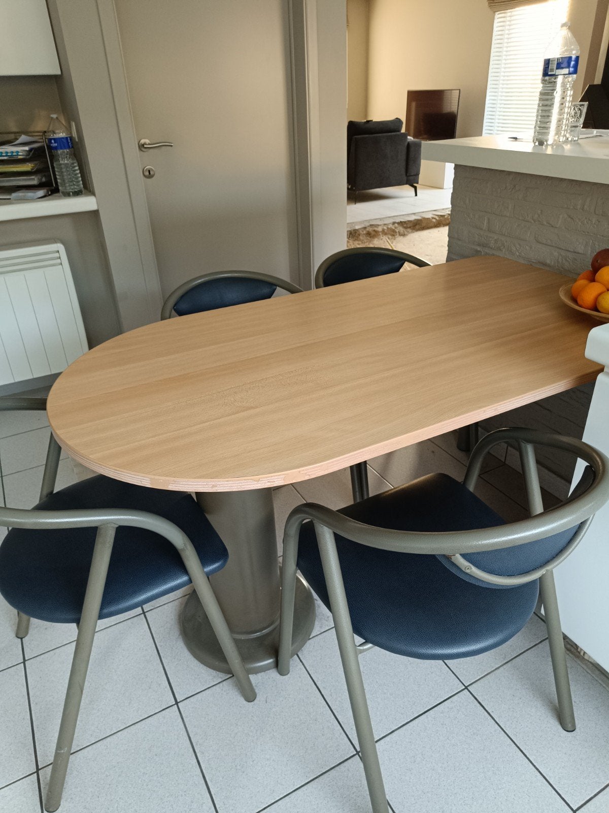 keukentafel met 4 stoelen, Ophalen