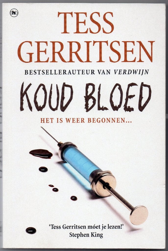 Tess Gerritsen - Koud bloed, Gelezen, Tess Gerritsen, Ophalen of Verzenden, Nederland