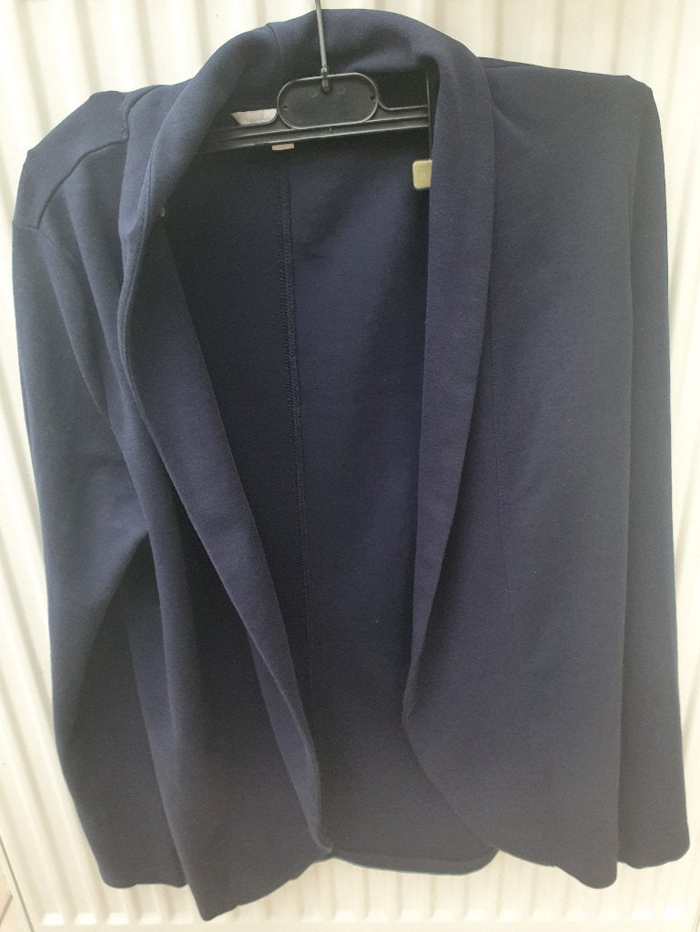 Blauwe vest met lange of halflange mouwen maat M (Tom Tailor, Vêtements | Femmes, Pulls & Gilets, Taille 38/40 (M), Enlèvement ou Envoi