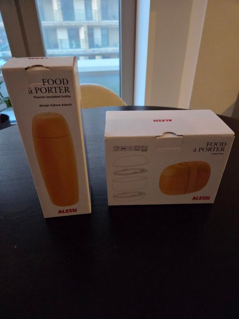 Alessi nieuwe food box plus thermosje handig voor onderweg, Huis en Inrichting, Ophalen