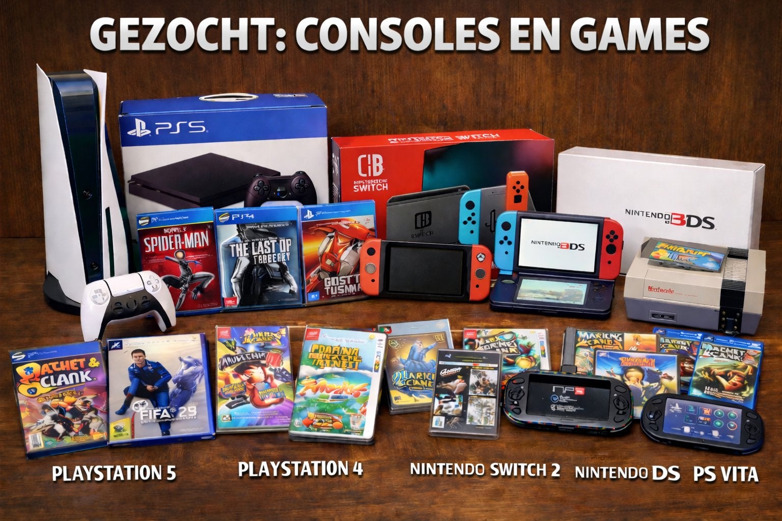 Gezocht ps5,switch2,game boy,nintendo,psvita zoek van alles, Ophalen, Nintendo, Zo goed als nieuw