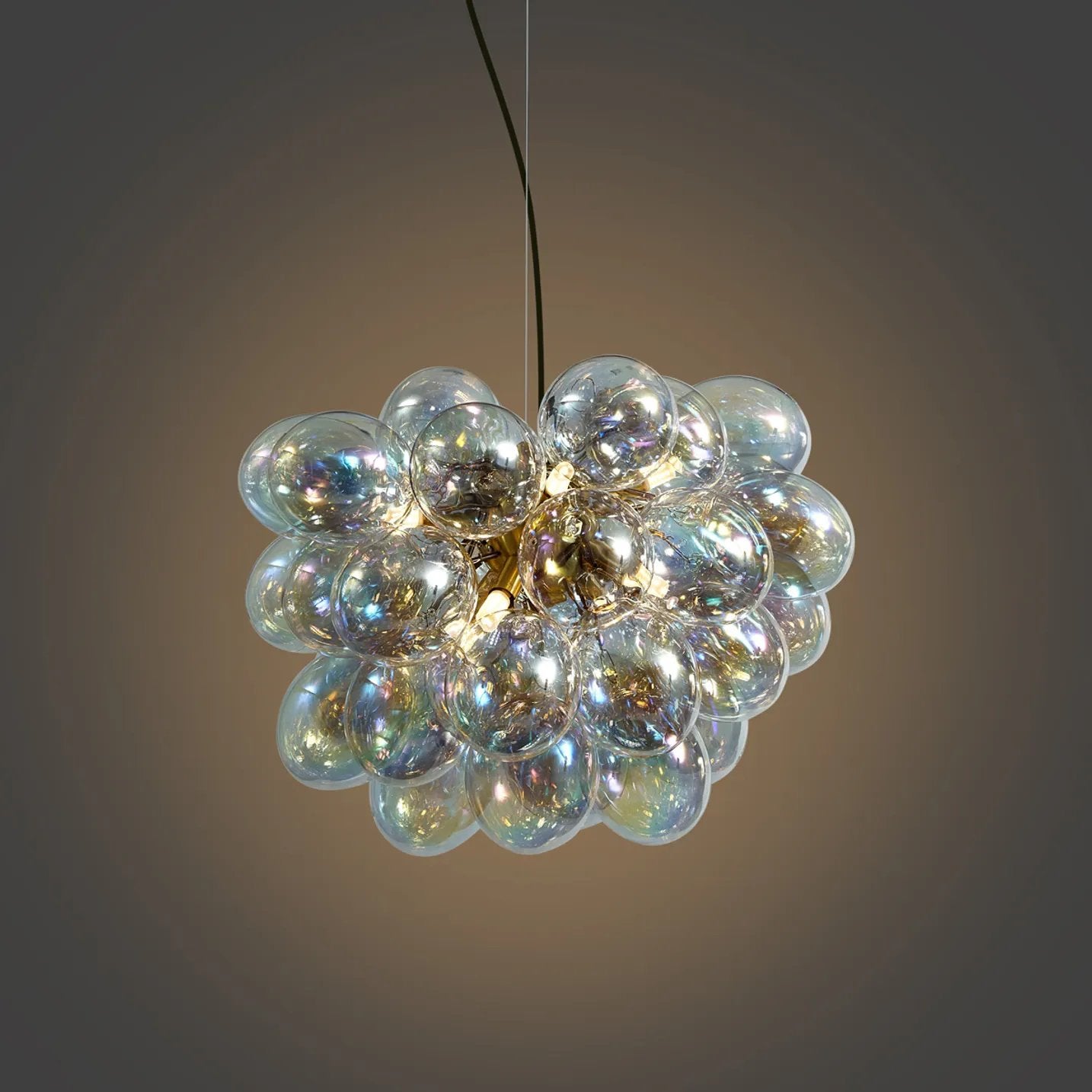 Handgeblazen hanglamp, Huis en Inrichting, Ophalen, Zo goed als nieuw