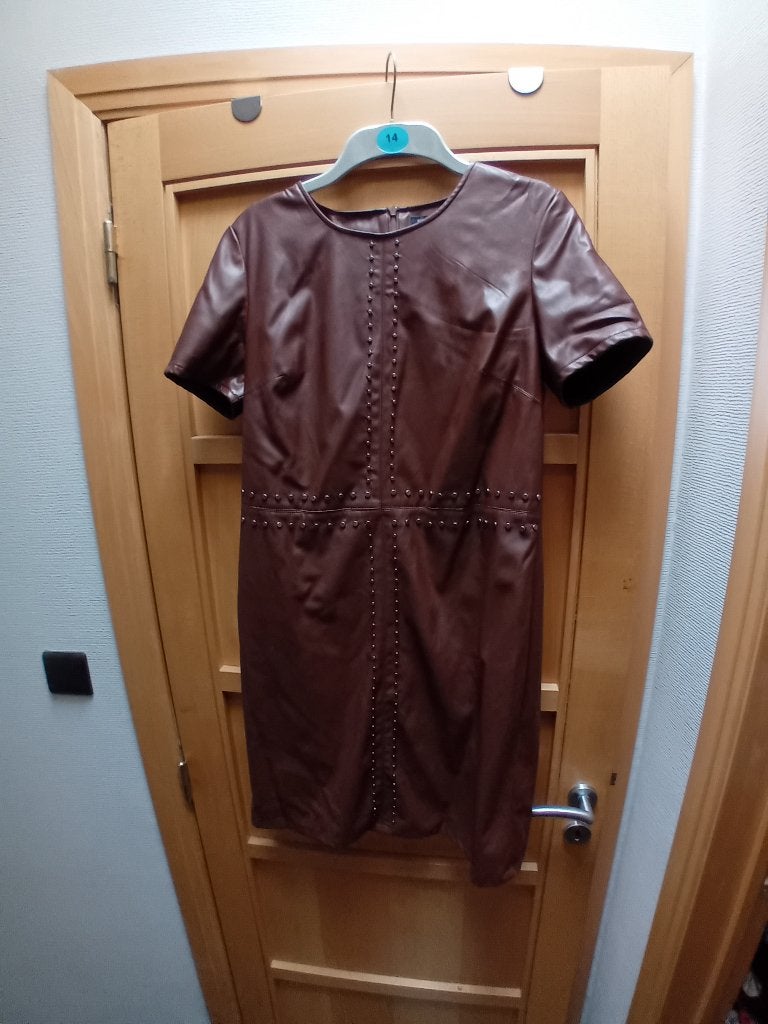 Robe simili cuir marron river woods taille 40, Vêtements | Femmes, Taille 38/40 (M), River Woods, Comme neuf, Brun