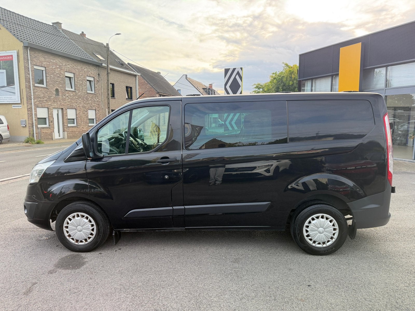 Ford transit custom dubbele cabine navi airco+ garantie, Bluetooth, Euro 5, Bedrijf, https://public.car-pass.be/vhr/3c06ab84-a297-4311-b66b-52f449cb048a