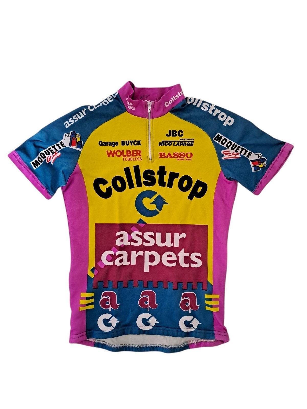 Wielertrui Collstrop - Assur Carpets 1993, Divers, Produits alimentaires, Enlèvement ou Envoi