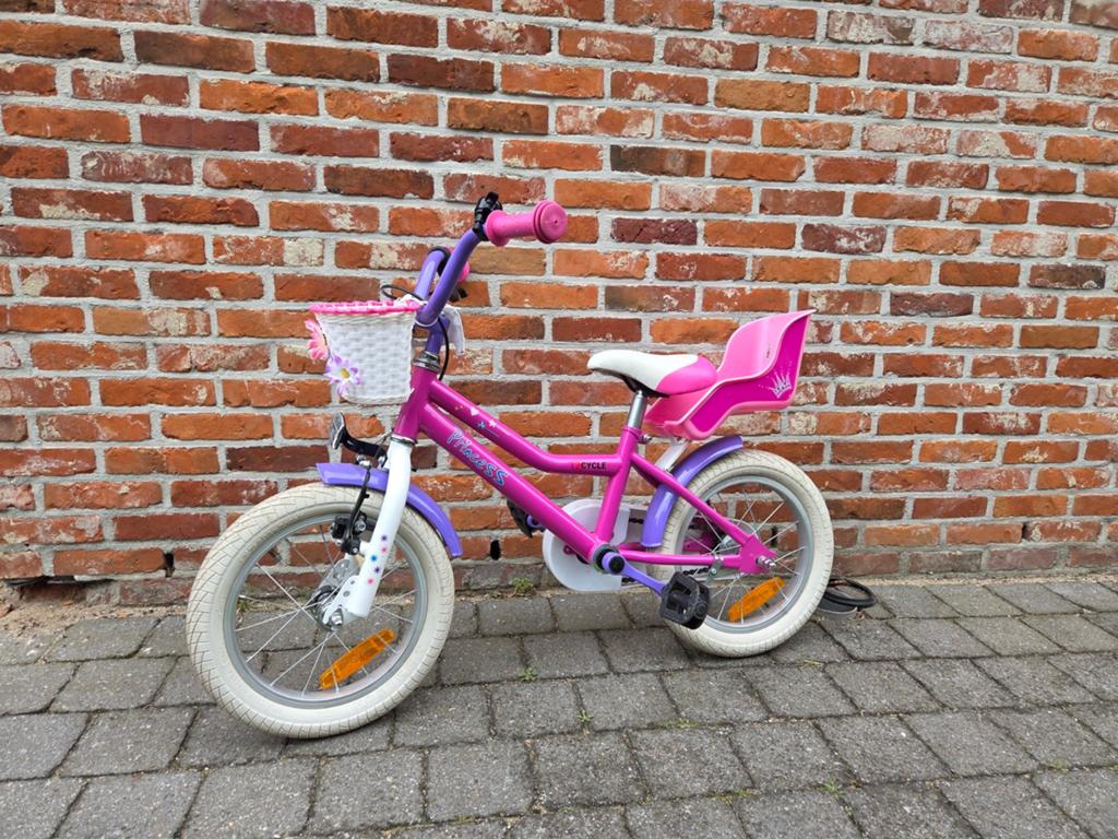 2cycle Princess 14 inch (3/5 jaar), Fietsen en Brommers, Zijwieltjes, Ophalen, 2cycle, Minder dan 16 inch
