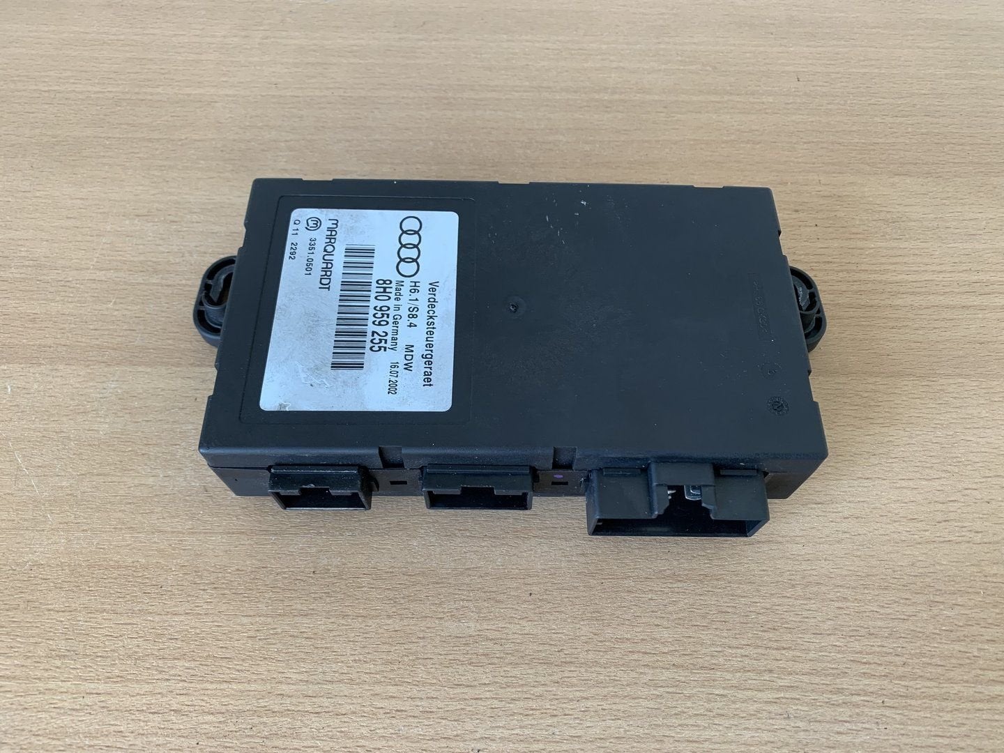 audi A4 cabriolet B6 B7 2002 tot 2010 dak module 8H0959255, -, Audi, Utilisé, -