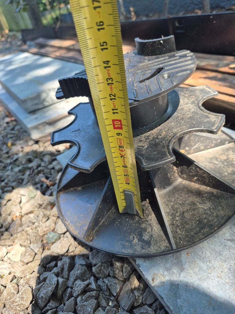 Terrasdrager 8 tot 11 cm ,90 stuks, Ophalen, Gebruikt, Kunststof