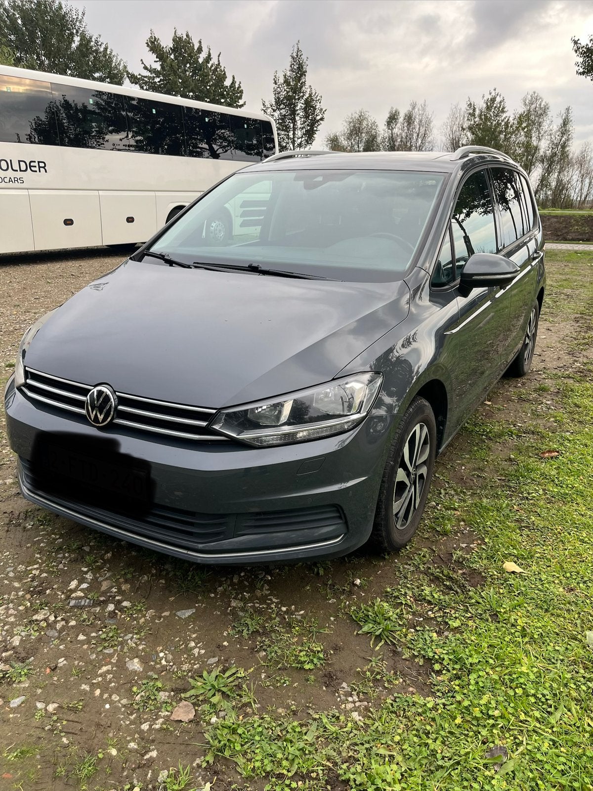 Volkswagen Touran 1.5 Tsi, Autos, Argent ou Gris, Achat, 7 places, Boîte manuelle