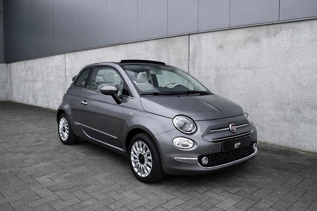 Fiat 500C - Cabrio - Benzine - 12 maand garantie!, Auto's, Voorwielaandrijving, Cabriolet, Leder en Stof, Bedrijf