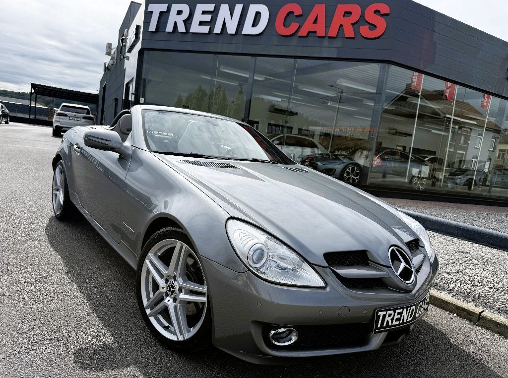 Mercedes-Benz SLK 200 Kompressor AUT. AMG CAP AR/AV BOISERIE, Autos, Cuir, Argent ou Gris, Achat, 135 kW