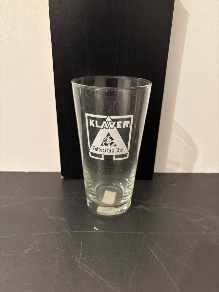 Ancien verre à bière Zottegems Bier, Enlèvement ou Envoi, Comme neuf, Verre ou Verres, Autres marques