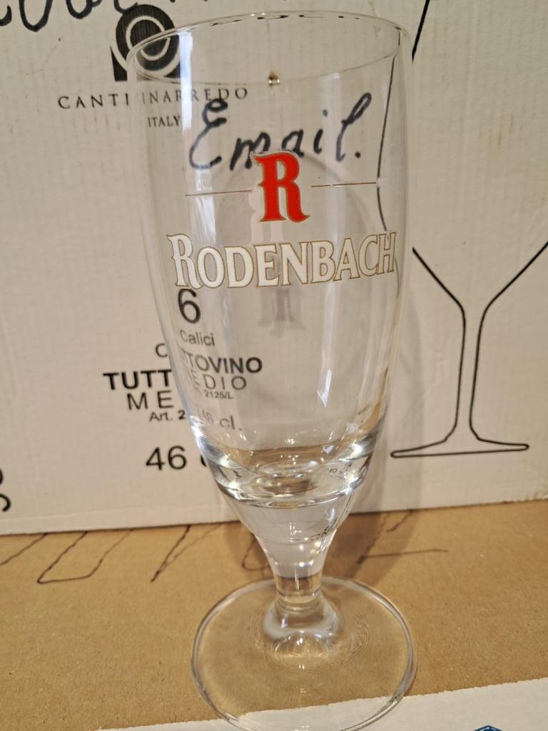 Rodenbach glazen, Enlèvement ou Envoi