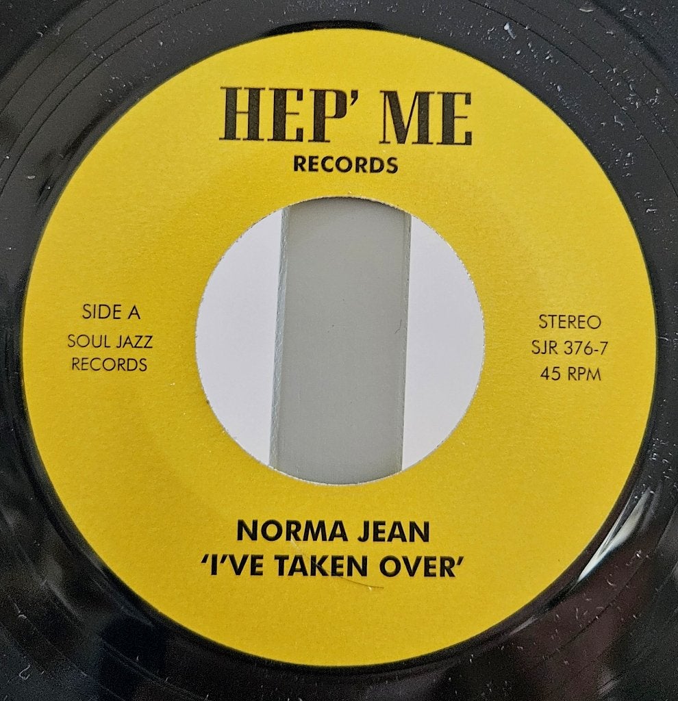 7" Single - Norma JEAN - I've taken over (2015), CD & DVD, Réédition, 7 inch, Comme neuf, Soul