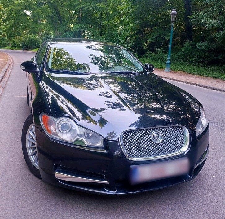 Jaguar XF 2.7 V6 Diesel, avec ou sans CT, mécanique ok, Autos, Cuir, Achat, Entretenue par le concessionnaire, Noir