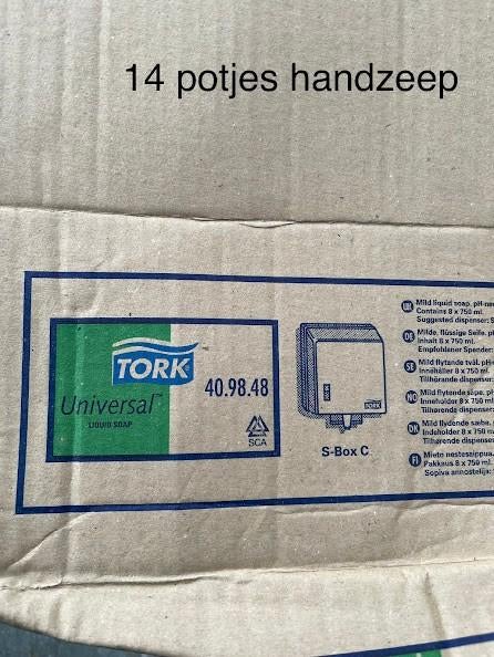 Tork navul handzeep S –Box c, Huis en Inrichting, Ophalen of Verzenden, Schoonmaakmiddel