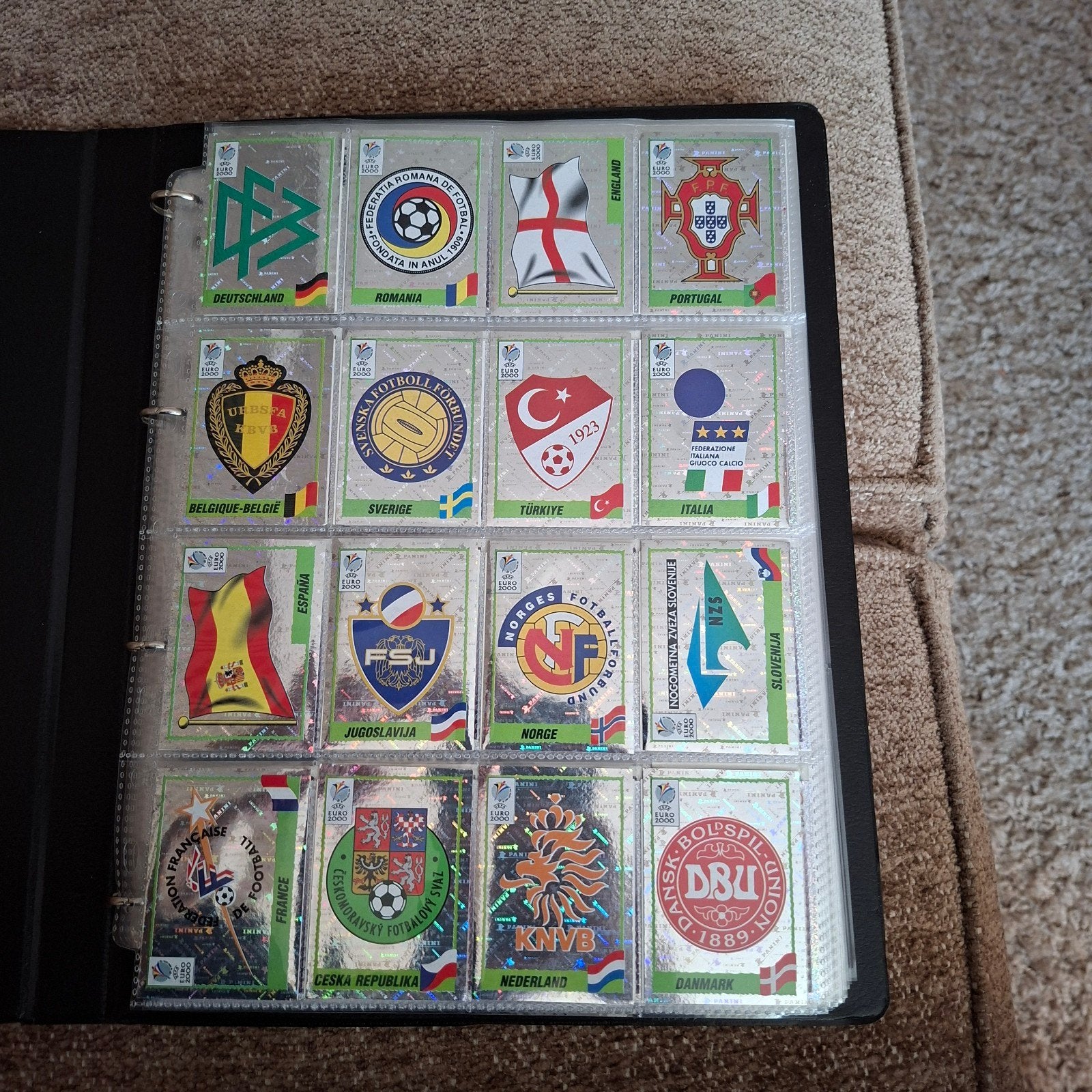 Panini emblemen collectie., Enlèvement ou Envoi, Comme neuf, Plusieurs autocollants