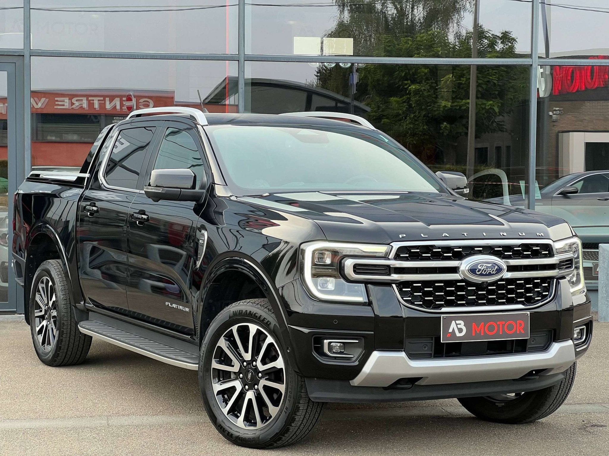 Ford Ranger 3.0 V6 4WD 177Kw/241Cv TVAC Platinum Edition Ful, Auto's, Automaat, 2993 cc, Zwart, Leder
