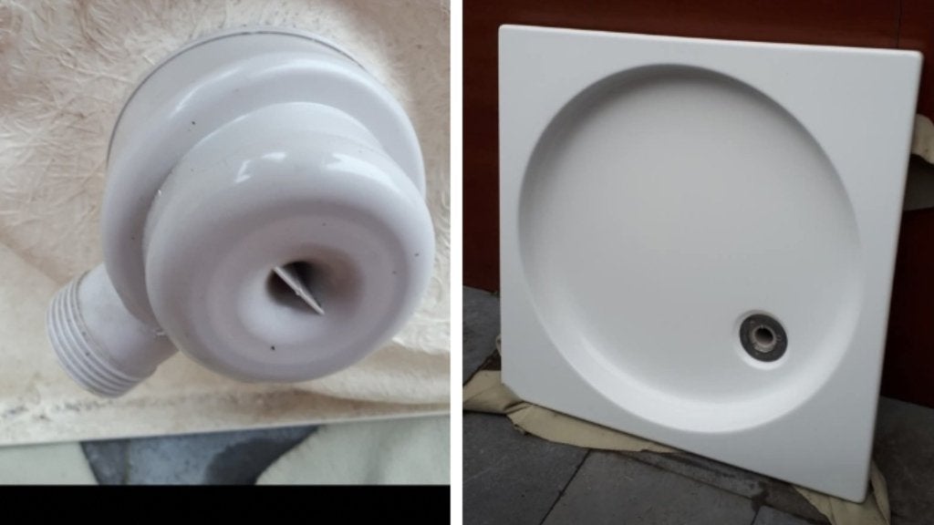 Douchebak 6cm diep 90x90 nog nieuw en Spotgoedkoop, Enlèvement