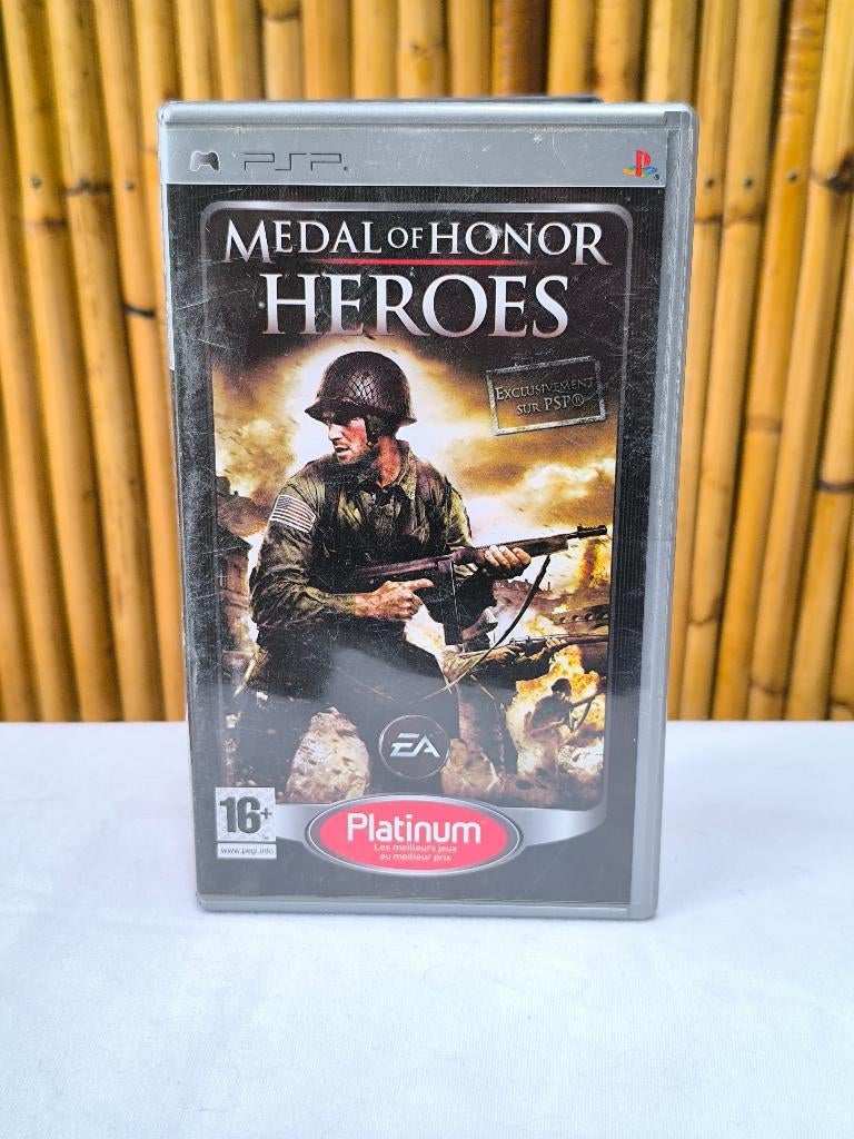PSP Medal Of Honor: Heroes-videogame FR + handleiding, Avontuur en Actie, Gebruikt, 1 speler, Ophalen of Verzenden