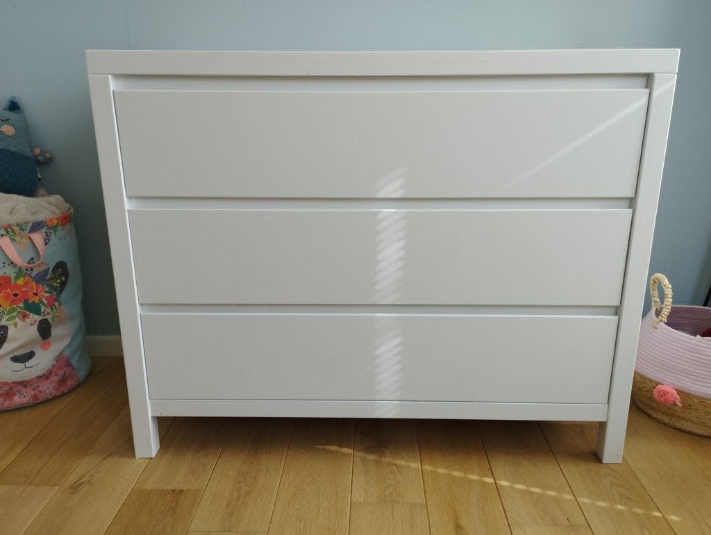 Commode met 3 laden (Bopita), Kinderen en Baby's, Kinderkamer | Commodes en Kasten, Gebruikt, Commode, 90 tot 105 cm, 100 cm of meer