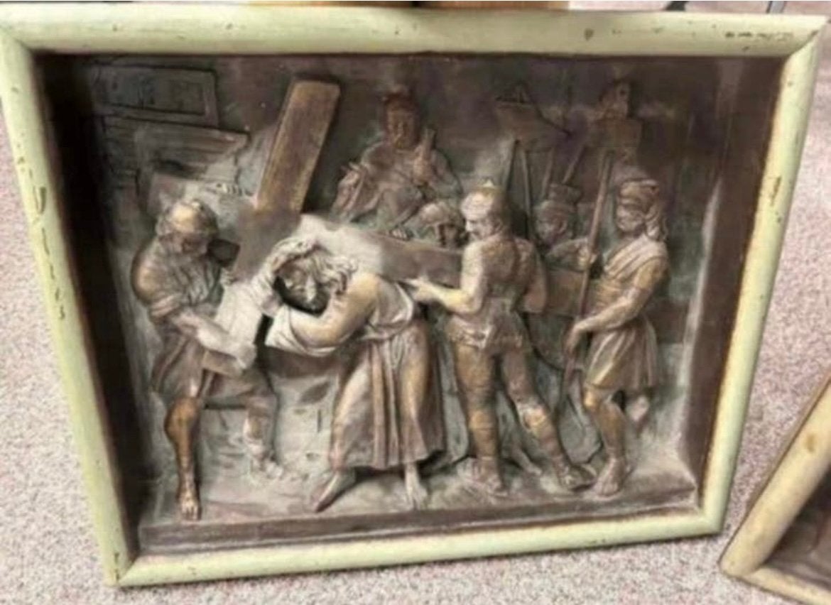 Cadres religieux Bas relief, Enlèvement