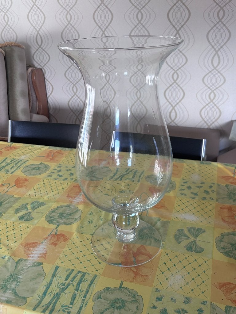 Grand vase en verre, Maison & Meubles, Enlèvement, Comme neuf