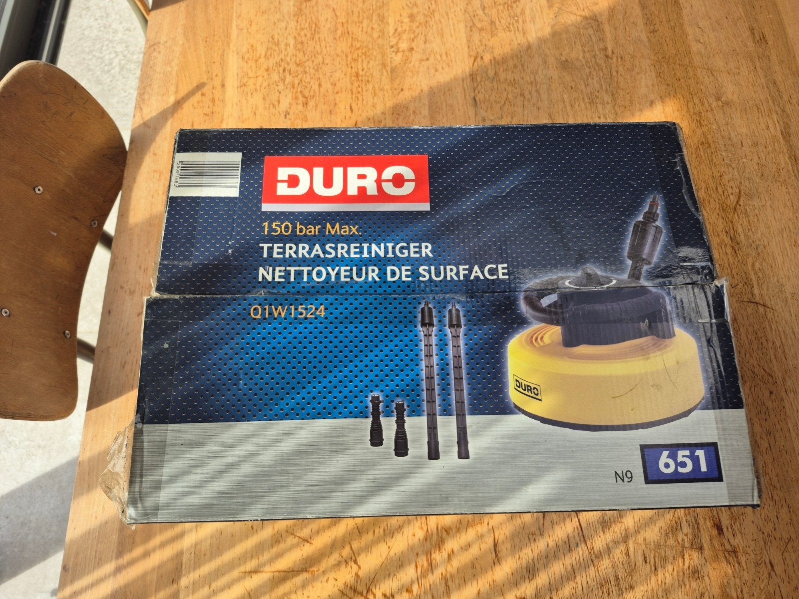 Duro terrasreiniger + extra borstel voor auto, Ophalen